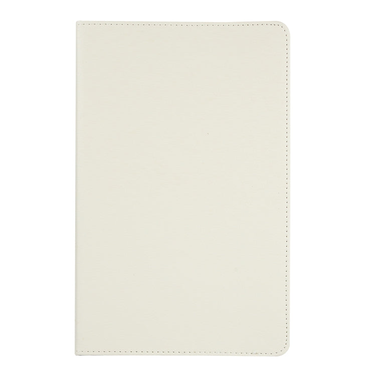 For Huawei Matepad SE 10.4 360 Degree Rotation Litchi Texture Tablet Leather Case(White) - Huawei Cases by PMC TechLife | Online Shopping South Africa | PMC TechLife
