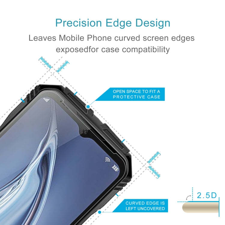 For Doogee S100 50pcs 0.26mm 9H 2.5D Tempered Glass Film - For Doogee by PMC TechLife | Online Shopping South Africa | PMC TechLife | Buy Now Pay Later Mobicred