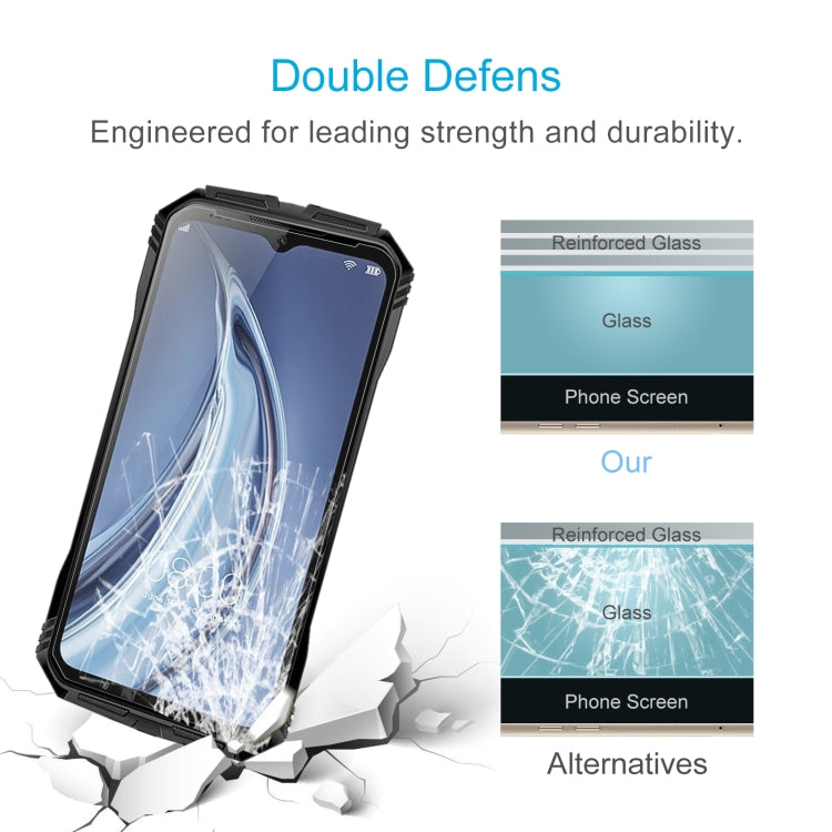 For Doogee S100 50pcs 0.26mm 9H 2.5D Tempered Glass Film - For Doogee by PMC Jewellery | Online Shopping South Africa | PMC Jewellery | Buy Now Pay Later Mobicred