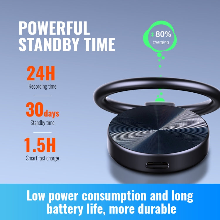 JNN S30 Round HD Noise Canceling Recorder, Capacity:4GB(Black) - Recording Pen by JNN | Online Shopping South Africa | PMC TechLife | Buy Now Pay Later Mobicred