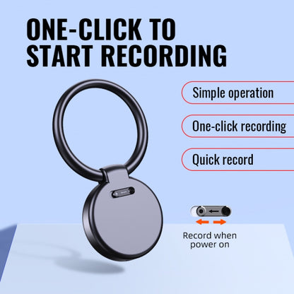 JNN S30 Round HD Noise Canceling Recorder, Capacity:4GB(Black) - Recording Pen by JNN | Online Shopping South Africa | PMC Jewellery | Buy Now Pay Later Mobicred