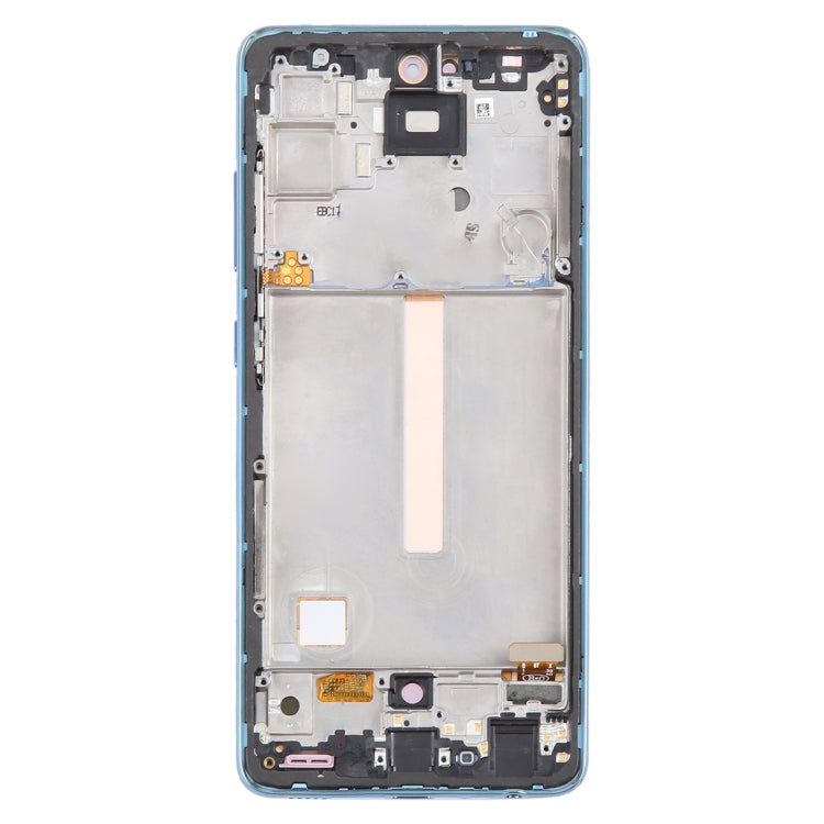 For Samsung Galaxy A52 4G SM-A525 6.43 inch OLED LCD Screen Digitizer Full Assembly with Frame (Blue) - free shipping - PMc TechLife - Order now!