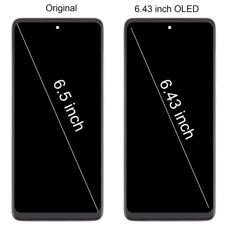 For Samsung Galaxy A52 4G SM-A525 6.43 inch OLED LCD Screen Digitizer Full Assembly with Frame (Purple) - free shipping - PMc TechLife - Order now!