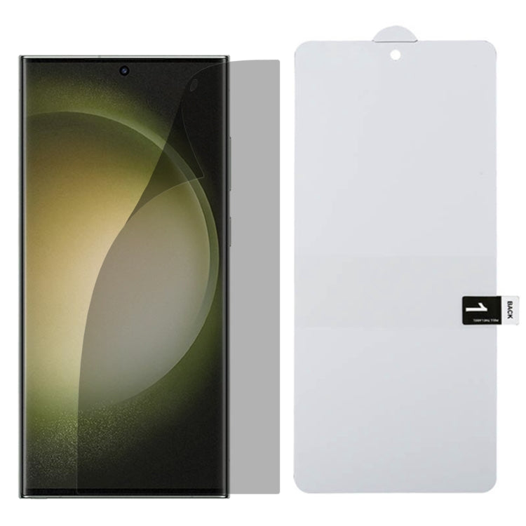 For Samsung Galaxy S23 Ultra 5G Full Cover Anti-spy Screen Protector Explosion-proof Hydrogel Film Support Unlocking - free shipping - PMC TechLife - Order now!