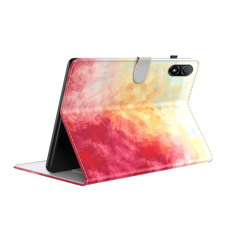 For Honor Pad V8 Pro Watercolor Pattern Flip Leather Tablet Case(Spring Cherry) - Lenovo by PMC TechLife | Online Shopping South Africa | PMC TechLife | Buy Now Pay Later Mobicred