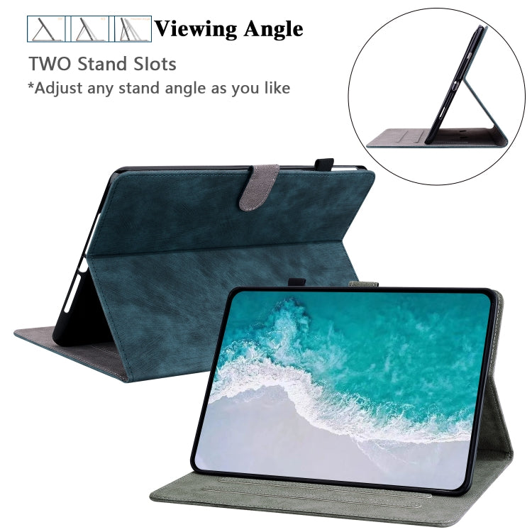 For Honor Pad V8 Pro Tiger Pattern Flip Leather Tablet Case(Dark Blue) - Honor by PMC TechLife | Online Shopping South Africa | PMC TechLife | Buy Now Pay Later Mobicred