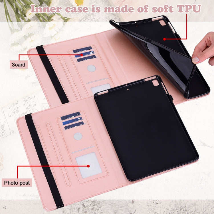 For Lenovo Tab P11 Gen 2 Tree & Deer Pattern Embossed Leather Tablet Case(Pink) - Lenovo by PMC TechLife | Online Shopping South Africa | PMC TechLife | Buy Now Pay Later Mobicred