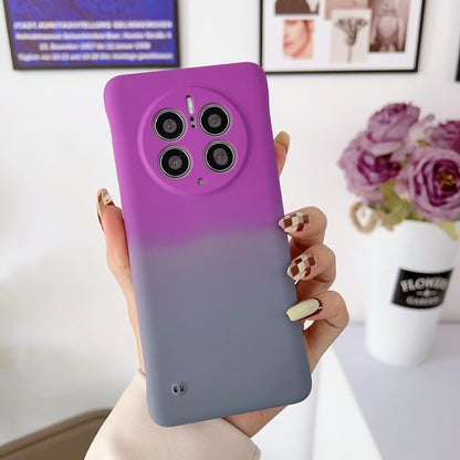 For Huawei P40 Pro Frameless Skin Feel Gradient Phone Case(Dark Purple Grey) - Huawei Cases by PMC Jewellery | Online Shopping South Africa | PMC Jewellery | Buy Now Pay Later Mobicred