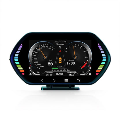 F12 4.5-inch Multi-function HD OBD LCD Instrument Car GPS Slope Meter HUD Head-up Display - Head Up Display System by PMC Jewellery | Online Shopping South Africa | PMC Jewellery | Buy Now Pay Later Mobicred