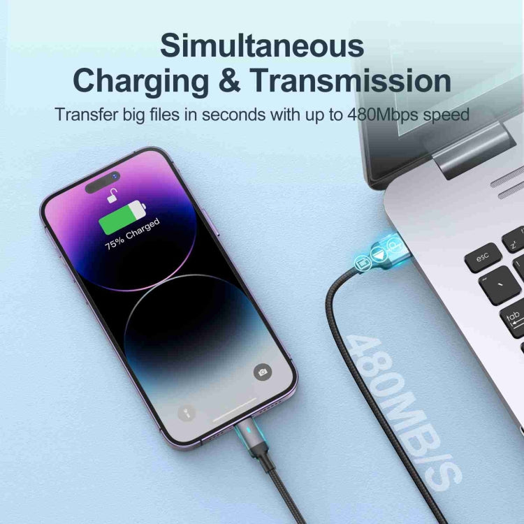 JOYROOM S-CL020A10 Extraordinary Series 30W USB-C / Type-C to 8 Pin Fast Charging Data Cable, Cable Length:1.2m(White) - 2 in 1 Cable by JOYROOM | Online Shopping South Africa | PMC TechLife | Buy Now Pay Later Mobicred