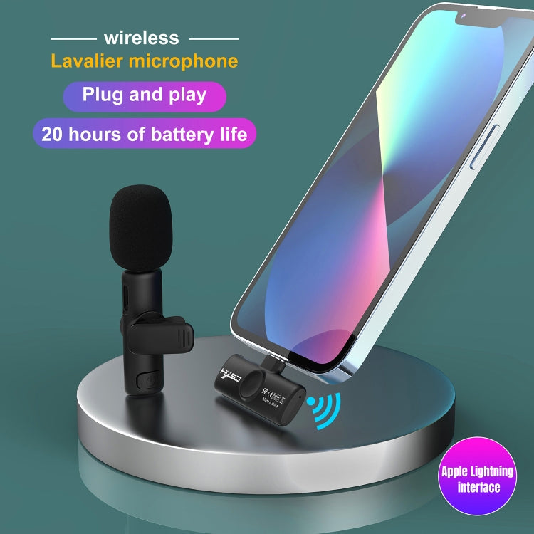 HXSJ F18 2.4G 8 Pin Noise Reduction Lavalier Wireless Microphone(Black) - free shipping - PMC TechLife - Order now!