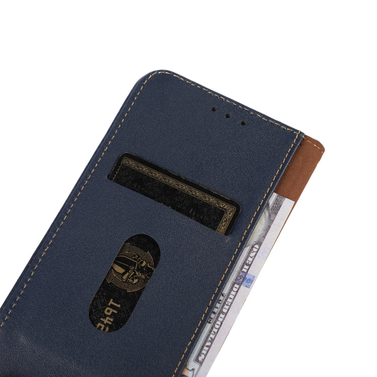 For Honor X5 KHAZNEH Nappa Top Layer Cowhide Leather Phone Case(Blue) - Honor Cases by PMC TechLife | Online Shopping South Africa | PMC TechLife | Buy Now Pay Later Mobicred