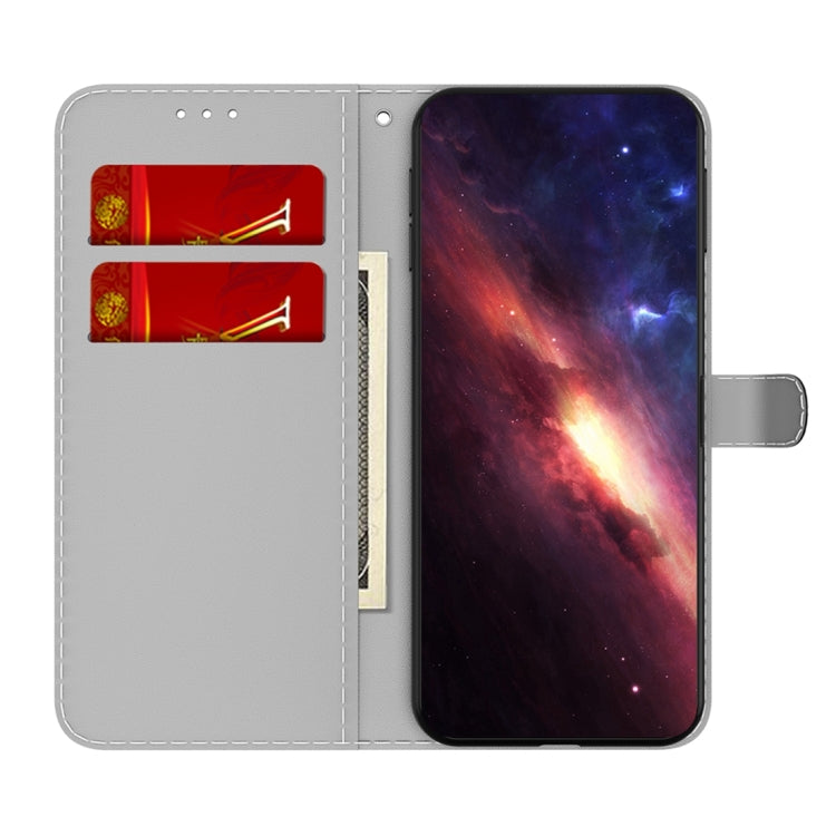 For OPPO Reno8 T 4G Watercolor Pattern Flip Leather Phone Case(Winter Snow) - OPPO Cases by PMC TechLife | Online Shopping South Africa | PMC TechLife | Buy Now Pay Later Mobicred