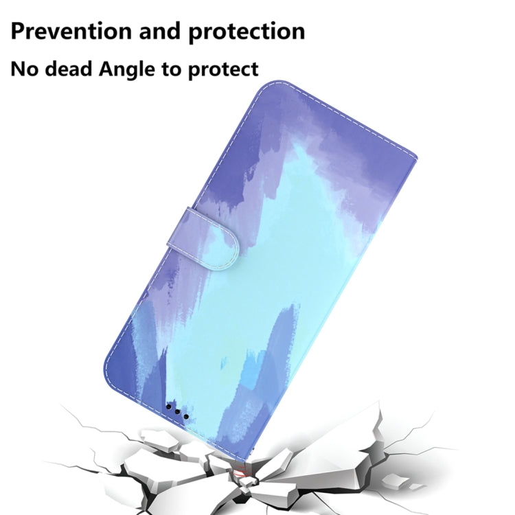 For OPPO Reno8 T 4G Watercolor Pattern Flip Leather Phone Case(Winter Snow) - OPPO Cases by PMC TechLife | Online Shopping South Africa | PMC TechLife | Buy Now Pay Later Mobicred
