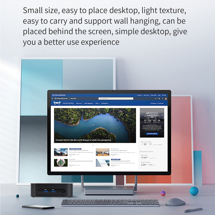 ZX03 Windows 11 Mini PC, Intel Twin Lake N150, Support Dual HDMI Output, Spec:16GB+512GB(EU Plug) - free shipping - PMc TechLife - Order now!