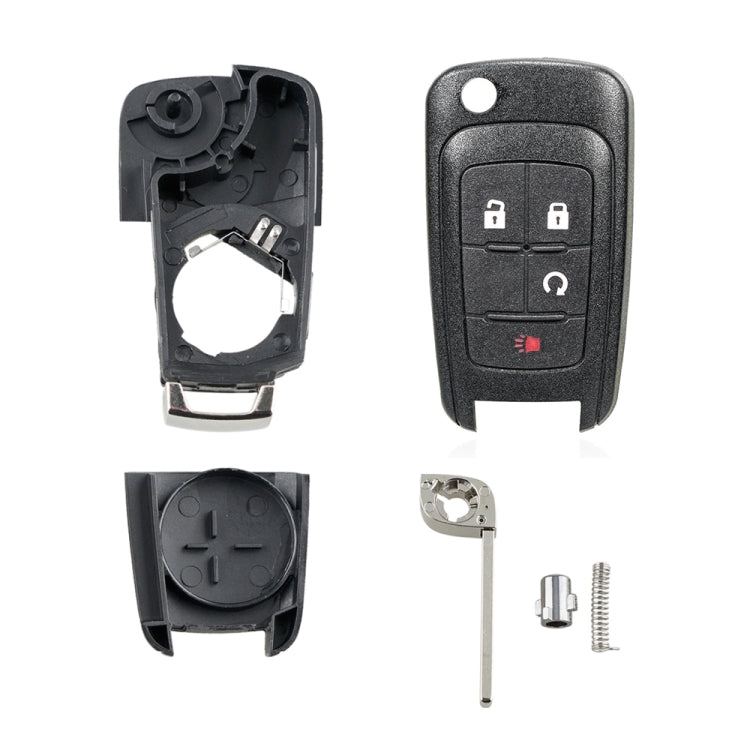 For Opel Car Keys Replacement Car Key Case with Foldable Key Blade(3 Buttons/Start Button) - Remote Car Key by PMC TechLife | Online Shopping South Africa | PMC TechLife | Buy Now Pay Later Mobicred