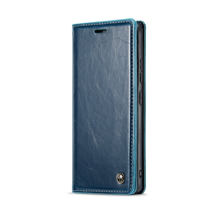 For Xiaomi Redmi Note 12 Pro+ 5G CaseMe 003 Crazy Horse Texture Leather Phone Case(Blue) - Xiaomi Cases by CaseMe | Online Shopping South Africa | PMC Jewellery | Buy Now Pay Later Mobicred