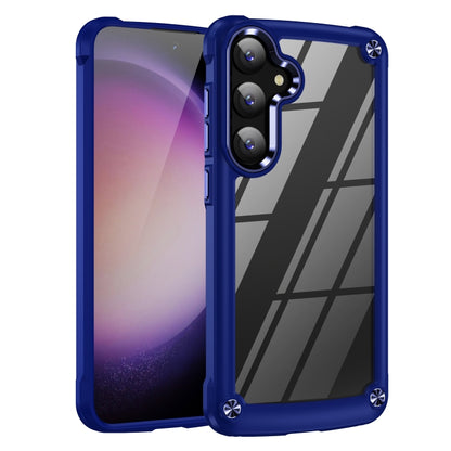 For Samsung Galaxy S24 5G TPU + PC Lens Protection Phone Case(Blue) - Galaxy S24 5G Cases by PMC Jewellery | Online Shopping South Africa | PMC Jewellery