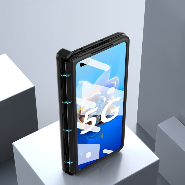 For Huawei Mate X2 5G Napa Texture All-inclusive Phone Case(Black) - Huawei Cases by PMC TechLife | Online Shopping South Africa | PMC TechLife | Buy Now Pay Later Mobicred