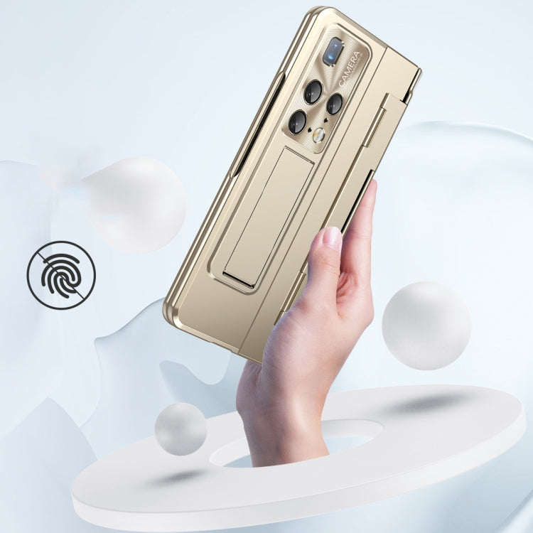 For Huawei Mate X2 Integrated Folding Hinge Phone Case with Stylus(Rose Gold) - Huawei Cases by PMC TechLife | Online Shopping South Africa | PMC TechLife | Buy Now Pay Later Mobicred