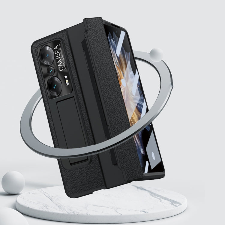 For Honor Magic Vs Integrated Full Coverage Phone Case with Hinge(Gold+Black) - Honor Cases by PMC TechLife | Online Shopping South Africa | PMC TechLife | Buy Now Pay Later Mobicred