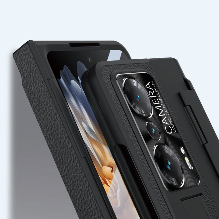 For Honor Magic Vs Integrated Full Coverage Phone Case with Hinge(Gold+Pink) - Honor Cases by PMC TechLife | Online Shopping South Africa | PMC TechLife | Buy Now Pay Later Mobicred