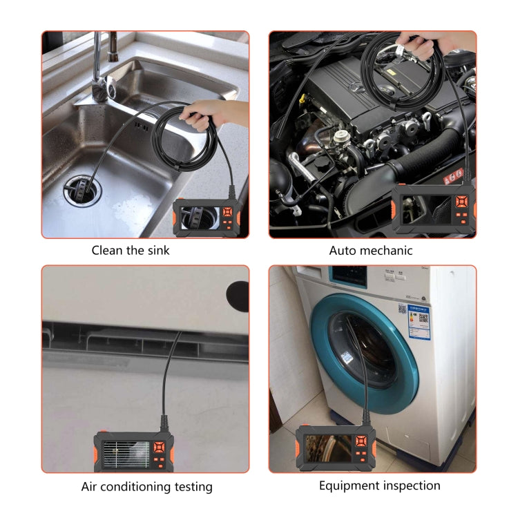 P130 5.5mm 4.3 inch Dual Camera with Screen Endoscope, Length:5m -  by PMC TechLife | Online Shopping South Africa | PMC TechLife | Buy Now Pay Later Mobicred