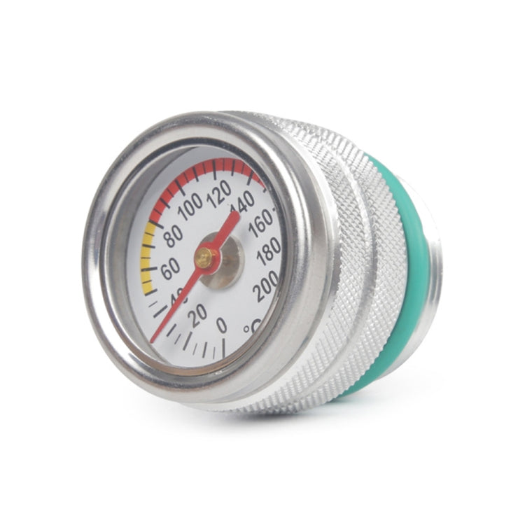 For Kawasaki Vulcan 650 Modified Motorcycle Engine Oil Meter Thermometer(Silver) - Others by PMC TechLife | Online Shopping South Africa | PMC TechLife | Buy Now Pay Later Mobicred
