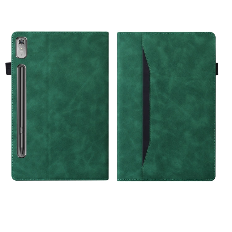 For Lenovo Tab P11 Pro Gen 2 Business Shockproof Horizontal Flip Leather Tablet Case(Green) - Lenovo by PMC TechLife | Online Shopping South Africa | PMC TechLife | Buy Now Pay Later Mobicred