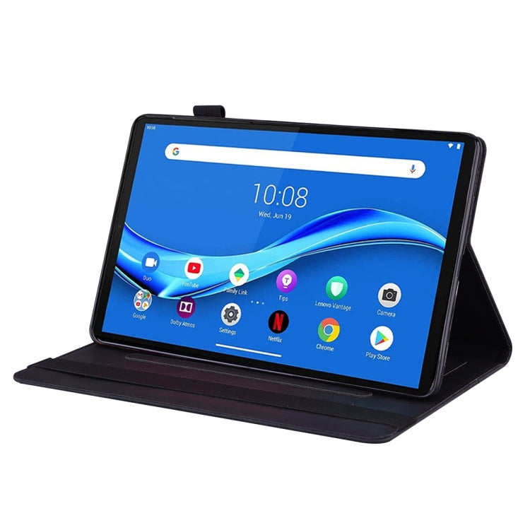 For Lenovo Tab M10 Plus 10.6 3rd Gen 2022 Business Shockproof Horizontal Flip Leather Tablet Case(Black) - Lenovo by PMC TechLife | Online Shopping South Africa | PMC TechLife | Buy Now Pay Later Mobicred