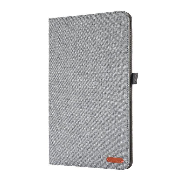 For Honor Pad 9 Pro / V8 Pro Fabric Leather Tablet Case(Grey) - Honor by PMC TechLife | Online Shopping South Africa | PMC TechLife | Buy Now Pay Later Mobicred
