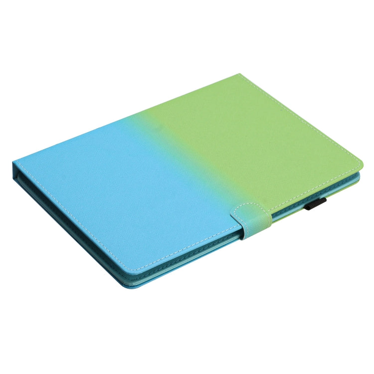 For 10 inch Universal Stitching Gradient Leather Tablet Case(Green Blue) - free shipping - PMC TechLife - Order now!