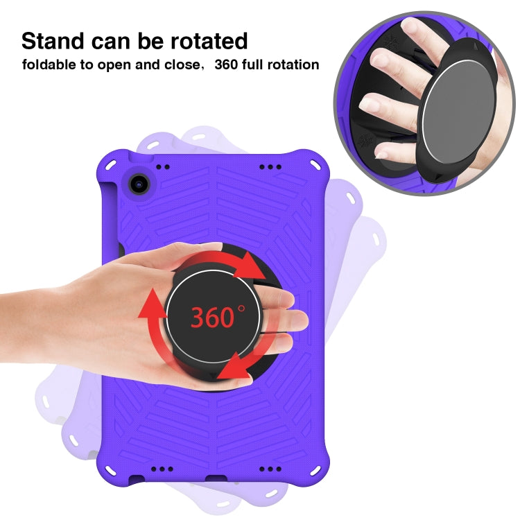 For Lenovo Tab M10 Plus 10.6 3rd Gen 2022 Spider King Silicone Protective Tablet Case(Purple) - Lenovo by PMC TechLife | Online Shopping South Africa | PMC TechLife | Buy Now Pay Later Mobicred