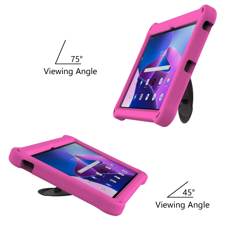 For Lenovo Tab M10 Plus 10.6 3rd Gen 2022 Spider King Silicone Protective Tablet Case(Rose Red) - Lenovo by PMC TechLife | Online Shopping South Africa | PMC TechLife | Buy Now Pay Later Mobicred