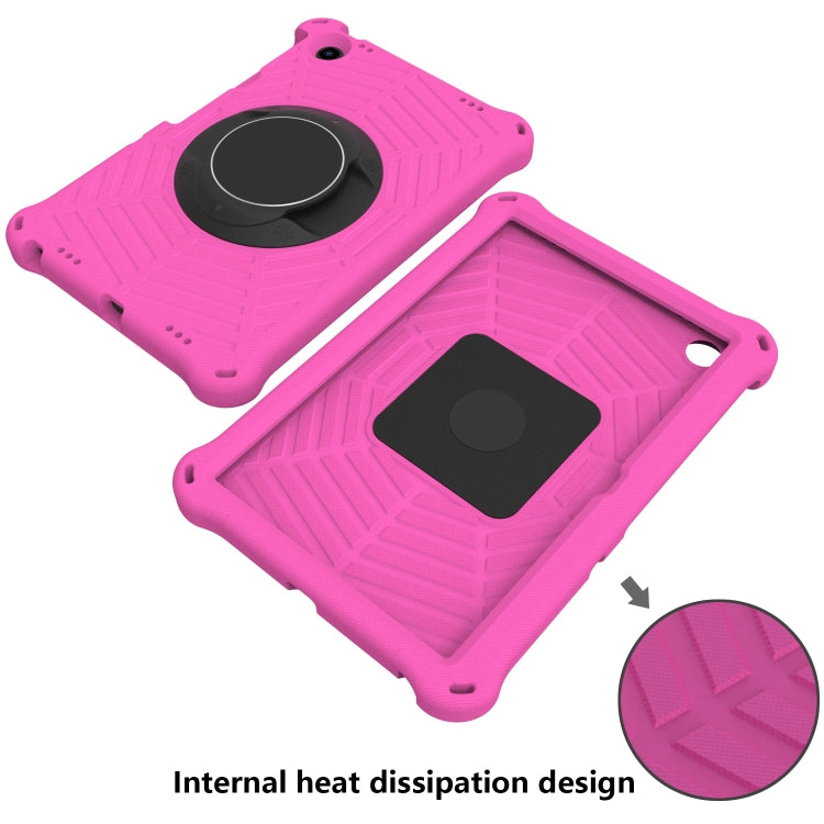 For Lenovo Tab M10 Plus 10.6 3rd Gen 2022 Spider King Silicone Protective Tablet Case(Rose Red) - Lenovo by PMC TechLife | Online Shopping South Africa | PMC TechLife | Buy Now Pay Later Mobicred