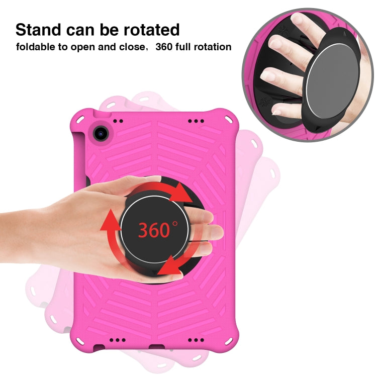 For Lenovo Tab M10 Plus 10.6 3rd Gen 2022 Spider King Silicone Protective Tablet Case(Rose Red) - Lenovo by PMC TechLife | Online Shopping South Africa | PMC TechLife | Buy Now Pay Later Mobicred