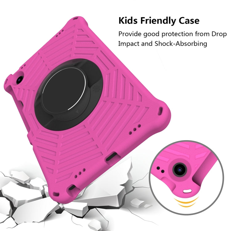 For Lenovo Tab M10 Plus 10.6 3rd Gen 2022 Spider King Silicone Protective Tablet Case(Rose Red) - Lenovo by PMC TechLife | Online Shopping South Africa | PMC TechLife | Buy Now Pay Later Mobicred