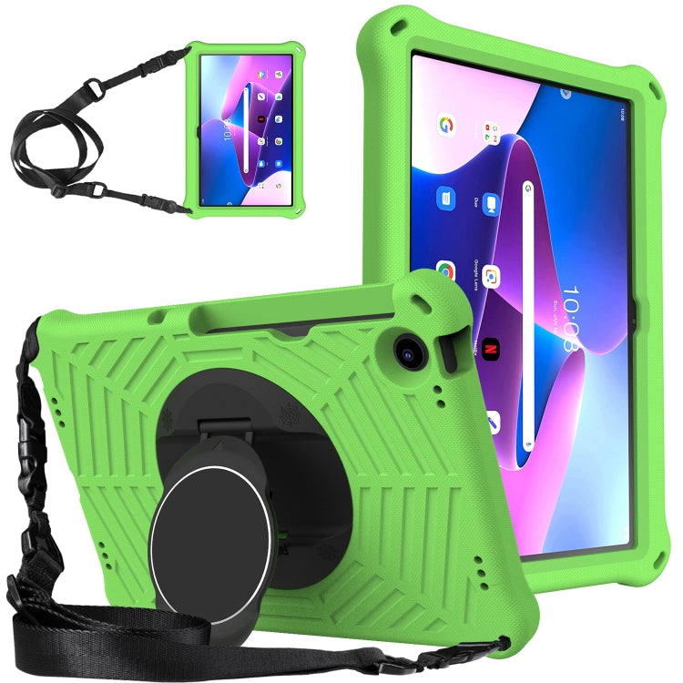 For Lenovo Tab M10 Plus 10.6 3rd Gen 2022 Spider King Silicone Protective Tablet Case(Green) - Lenovo by PMC TechLife | Online Shopping South Africa | PMC TechLife | Buy Now Pay Later Mobicred