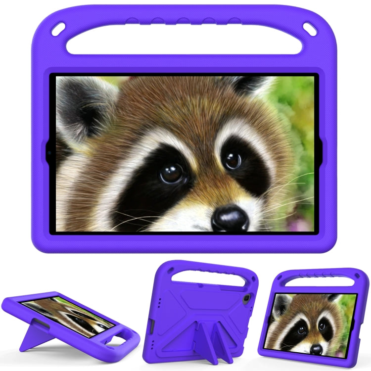 For Lenovo Tab K10 Handle EVA Shockproof Tablet Case with Holder(Purple) - Lenovo by PMC TechLife | Online Shopping South Africa | PMC TechLife | Buy Now Pay Later Mobicred