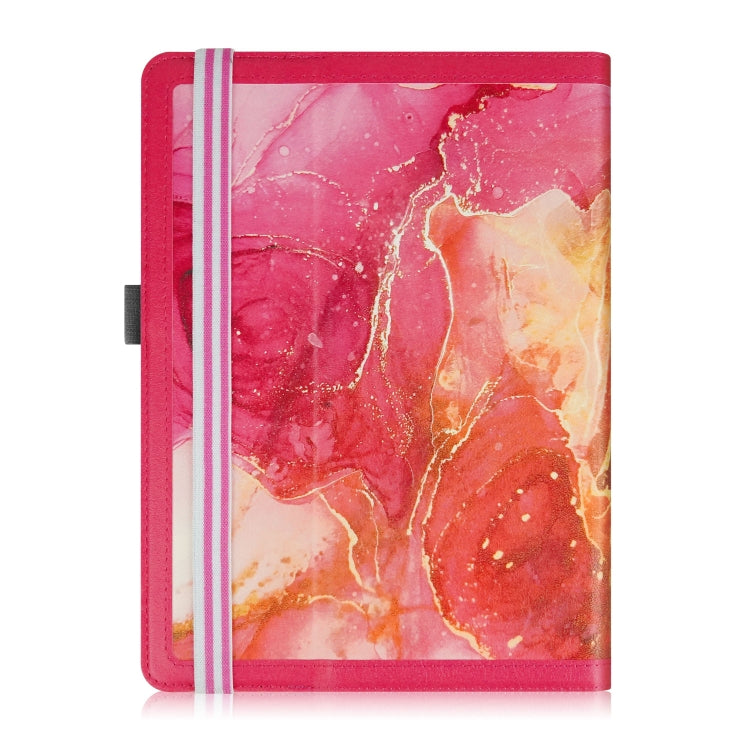 For 10 inch Marble Pattern Stitching Leather Tablet Case(Pink) - 10 - 11 inch by PMC TechLife | Online Shopping South Africa | PMC TechLife | Buy Now Pay Later Mobicred