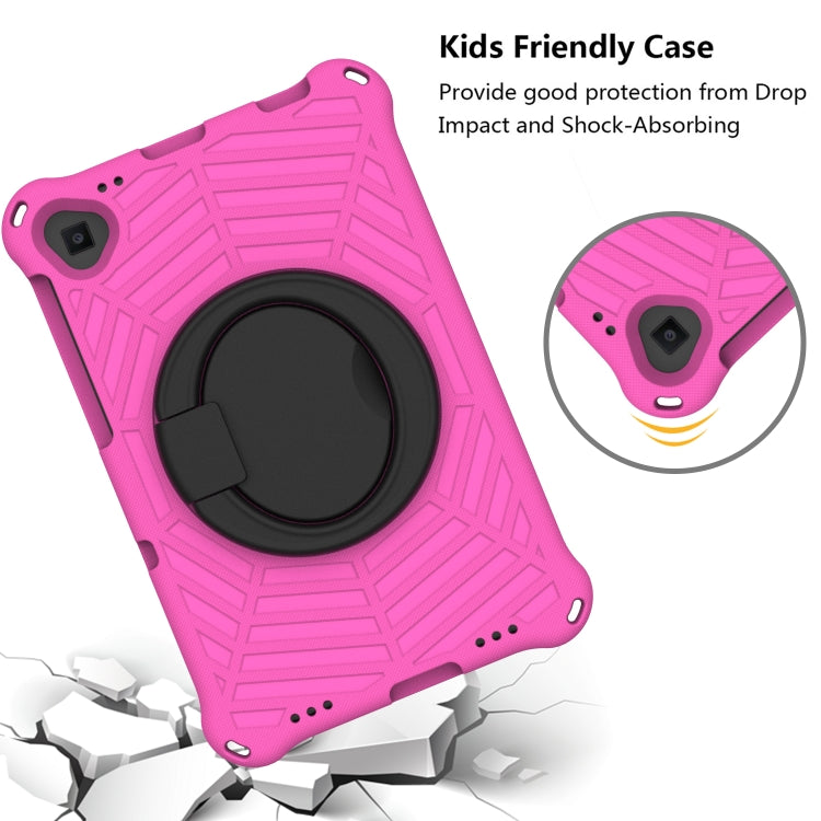 For Lenovo Tab M10 Plus TB-X606 Spider King Silicone Protective Tablet Case(Rose Red) - Lenovo by PMC TechLife | Online Shopping South Africa | PMC TechLife | Buy Now Pay Later Mobicred