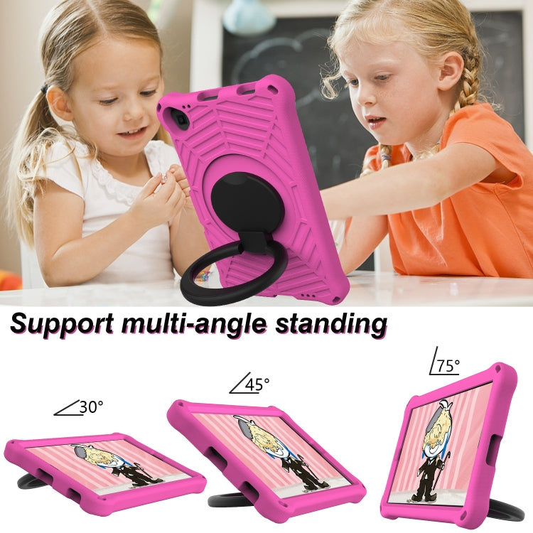 For Lenovo Tab M10 Plus TB-X606 Spider King Silicone Protective Tablet Case(Rose Red) - Lenovo by PMC TechLife | Online Shopping South Africa | PMC TechLife | Buy Now Pay Later Mobicred