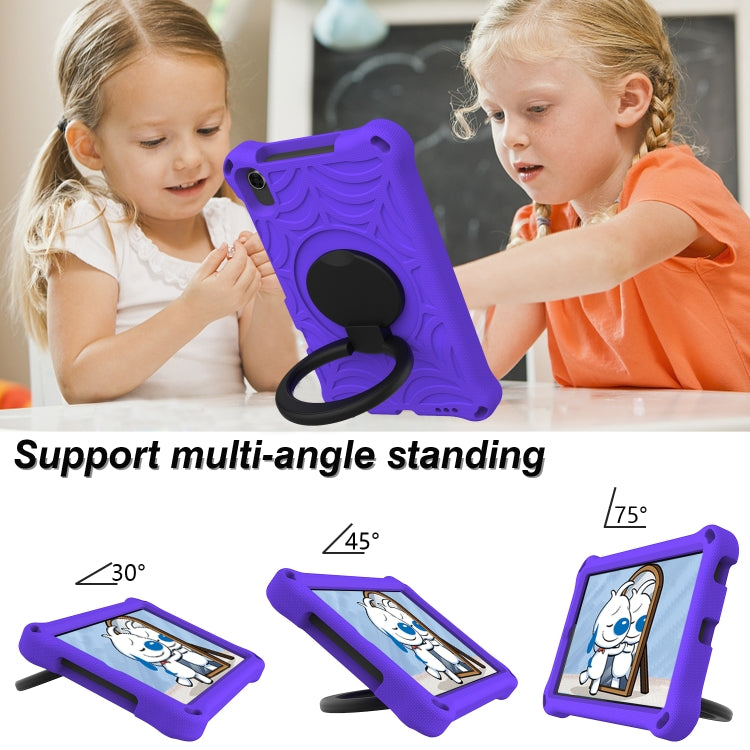 For Huawei MatePad T8 Spider King Silicone Protective Tablet Case(Purple) - Huawei by PMC TechLife | Online Shopping South Africa | PMC TechLife | Buy Now Pay Later Mobicred