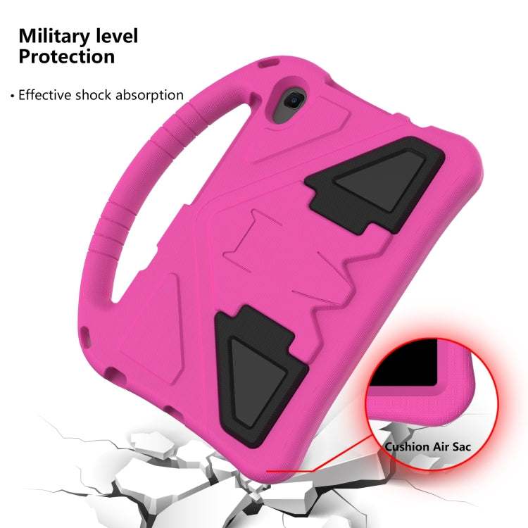 For Lenovo Tab M8 4th Gen EVA Flat Anti Falling Protective Tablet Case Shell with Holder(Rose Red) - Lenovo by PMC TechLife | Online Shopping South Africa | PMC TechLife | Buy Now Pay Later Mobicred
