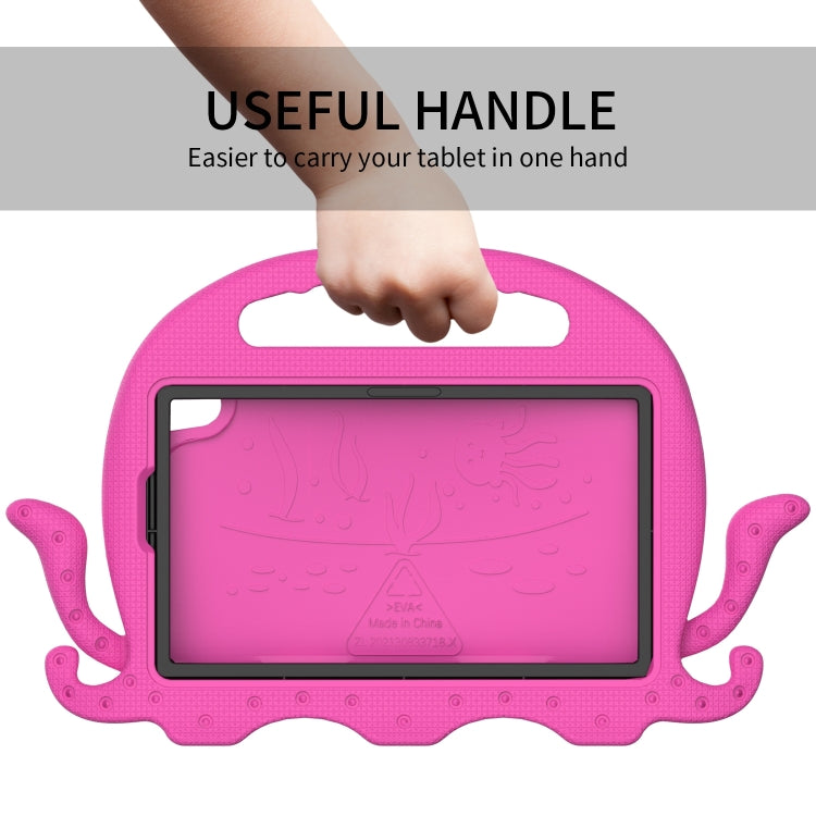 For Lenovo Tab M8 4th Gen Octopus Style EVA + PC Tablet Case with Strap(Rose Red) - Lenovo by PMC TechLife | Online Shopping South Africa | PMC TechLife | Buy Now Pay Later Mobicred