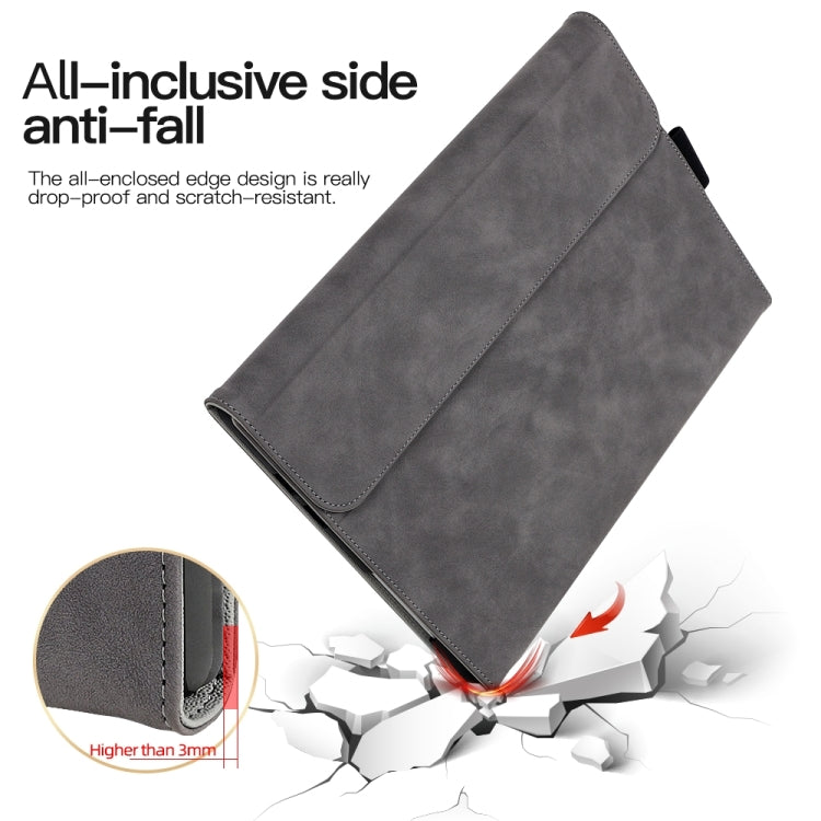 For Microsoft Surface Pro X Sheepskin All-Inclusive Shockproof Protective Case(Grey) - free shipping - PMC TechLife - Order now!