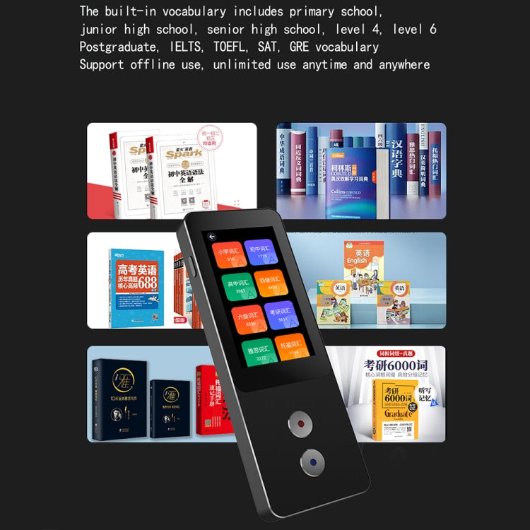 T9 Pro Smart and Precise Translator Supports 134 Languages with Offline Translation/Photo Translation(Black) -  by PMC TechLife | Online Shopping South Africa | PMC TechLife | Buy Now Pay Later Mobicred