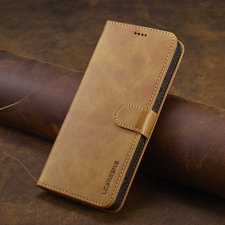 For Xiaomi Redmi Note 13 Pro+ LC.IMEEKE Calf Texture Leather Phone Case(Brown) - Note 13 Pro+ Cases by LC.IMEEKE | Online Shopping South Africa | PMC TechLife | Buy Now Pay Later Mobicred