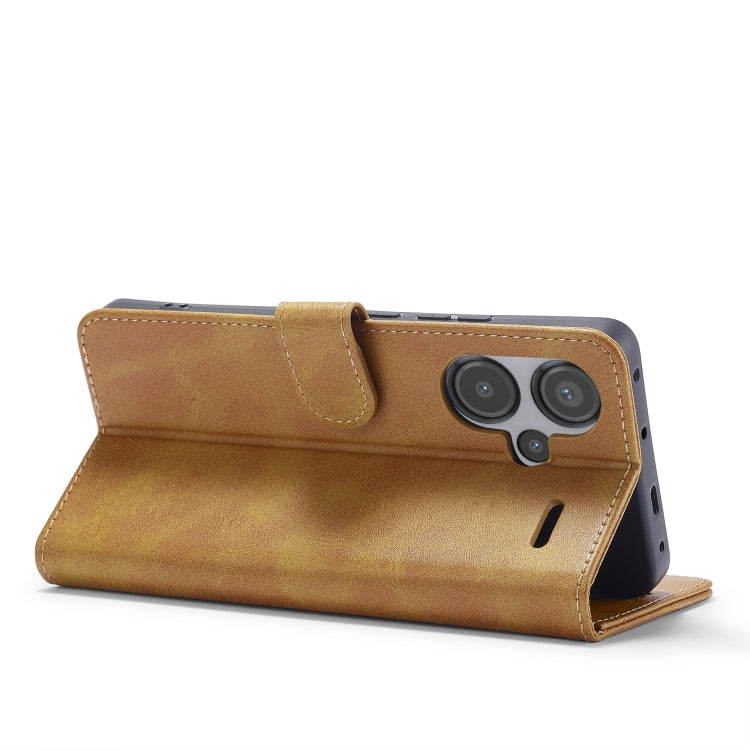 For Xiaomi Redmi Note 13 Pro+ LC.IMEEKE Calf Texture Leather Phone Case(Brown) - Note 13 Pro+ Cases by LC.IMEEKE | Online Shopping South Africa | PMC TechLife | Buy Now Pay Later Mobicred