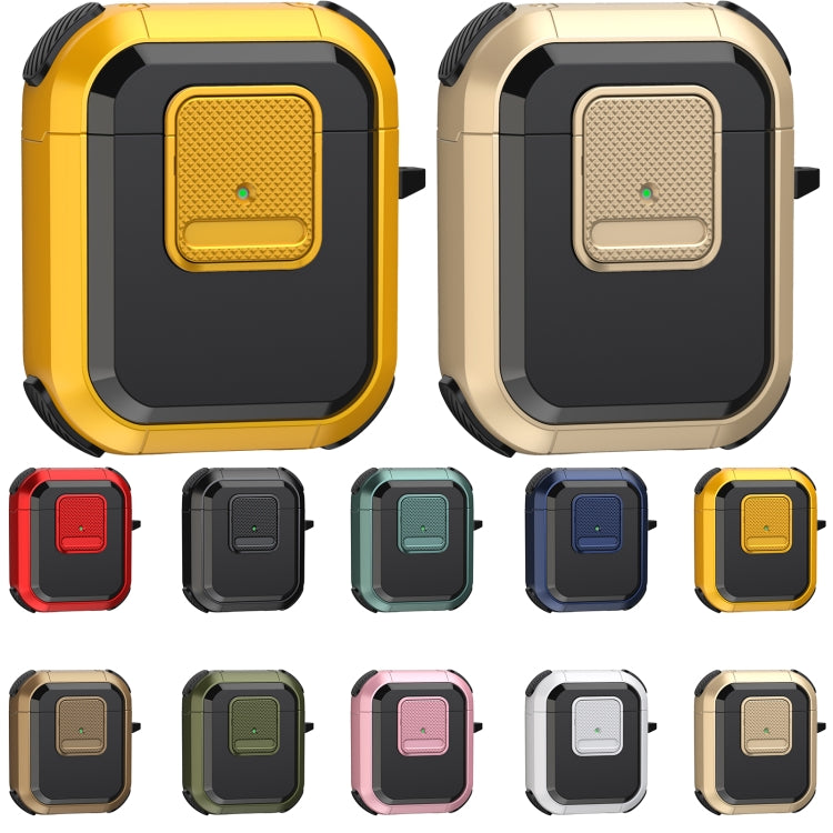 For AirPods 2 / 1 Wireless Earphones Protective Case(Brown) - For AirPods 1/2 by PMC Jewellery | Online Shopping South Africa | PMC Jewellery | Buy Now Pay Later Mobicred